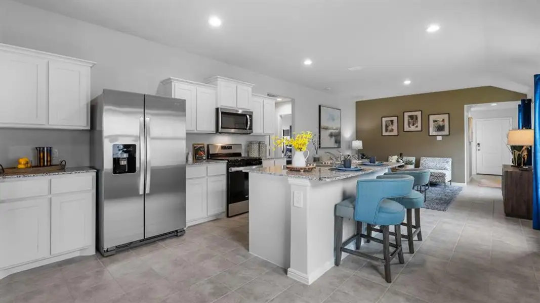 Kitchen-All Home and community information, including pricing, included features, terms, availability and amenities, are subject to change at any time without notice or obligation. All Drawings, pictures, photographs, video, square footages, floor plans, elevations, features, colors and sizes are approximate for illustration purposes only and will vary from the homes as built.