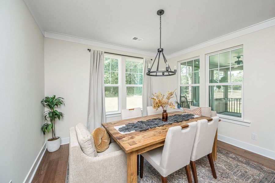 Furnished interior view inside a new home in , Awendaw (Image 26).