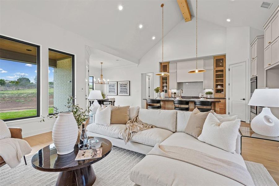 Furnished interior view inside a new home in Putteet Hill, Cresson (Image 33).