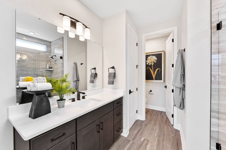 Representative furnished interior of a home built from the Knight by Tri Pointe Homes in Southbridge, Fort Mill (Image 34).