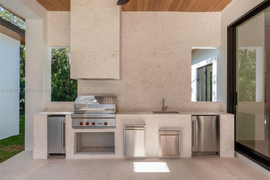Exterior details and patio area of a home in , Pinecrest (Image 23). Exterior details and patio area of a home in , Pinecrest (Image 23).