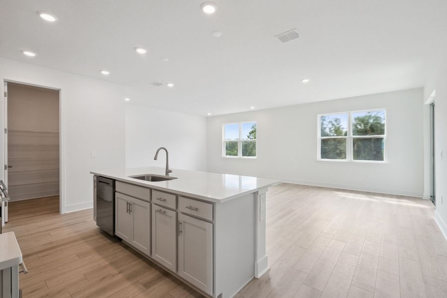 Sleek Quartz Countertops