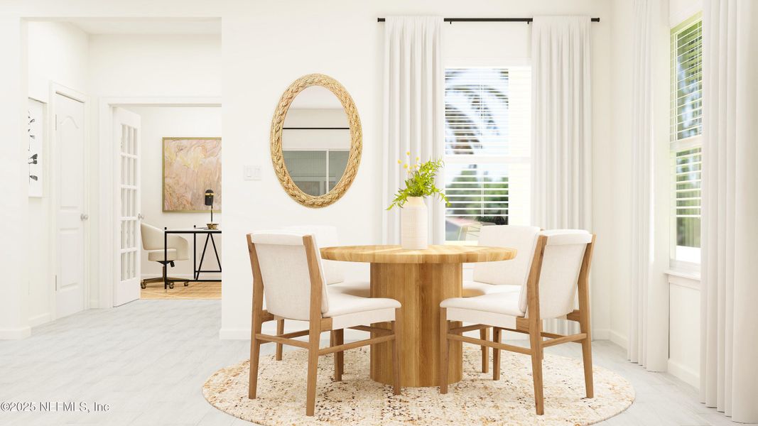 Furnished interior view inside a new home in Silver Meadows at SilverLeaf, St. Augustine (Image 4).