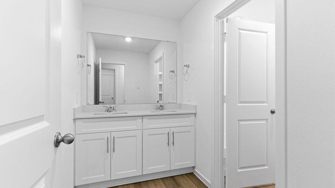 Furnished interior view inside a new home in , League City (Image 5).