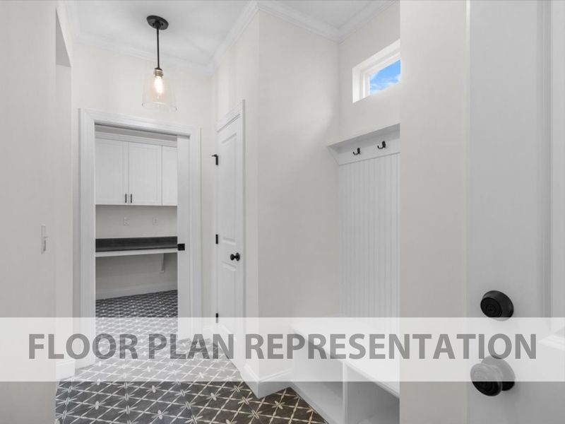 Functional Mudroom & Drop Zone – Ivey Homes Essington II Plan Functional Mudroom & Drop Zone – Ivey Homes Essington II Plan