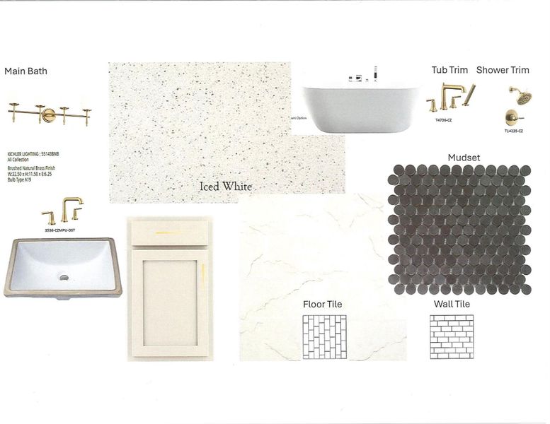 Main Bath Selections Main Bath Selections