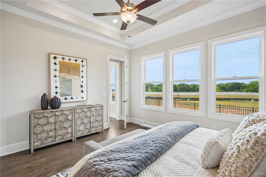 Furnished interior view inside a new home in Aberdeen, Hoschton (Image 25).