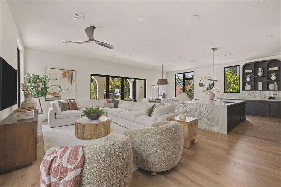 Furnished interior view inside a new home in , Tampa (Image 43). Furnished interior view inside a new home in , Tampa (Image 43).