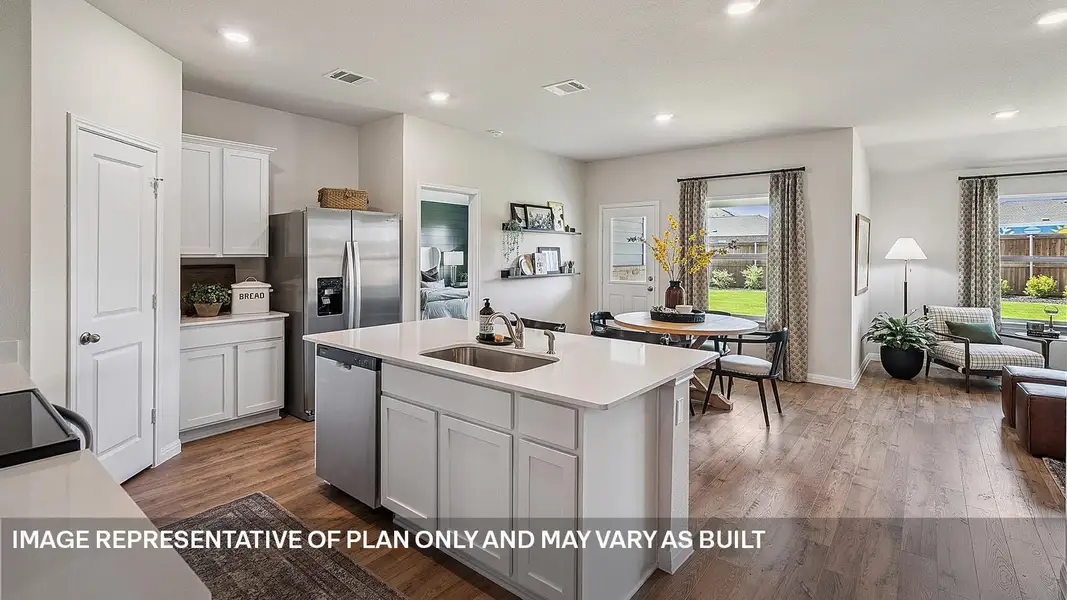 Furnished interior view inside a new home in Thunder Rock, Marble Falls (Image 3).