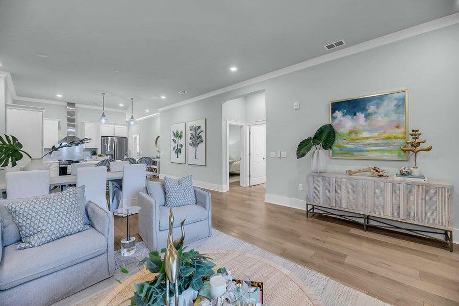 Furnished interior view inside a new home in , Johns Island (Image 5).