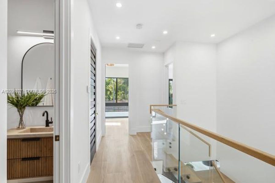 Furnished interior view inside a new home in , Coral Gables (Image 30).
