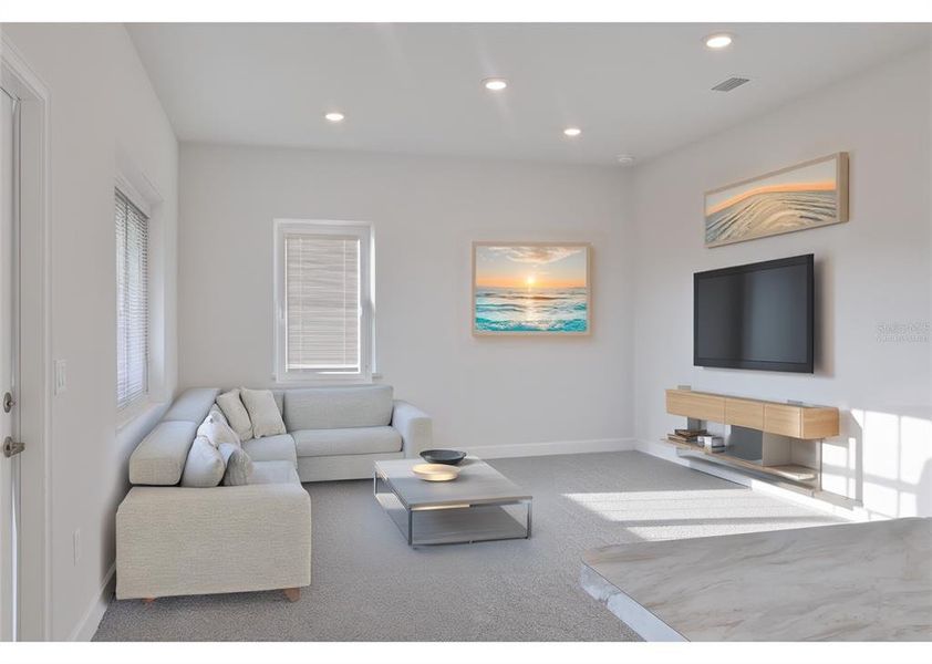 Furnished interior view inside a new home in Rolling Hills, Bell (Image 5).