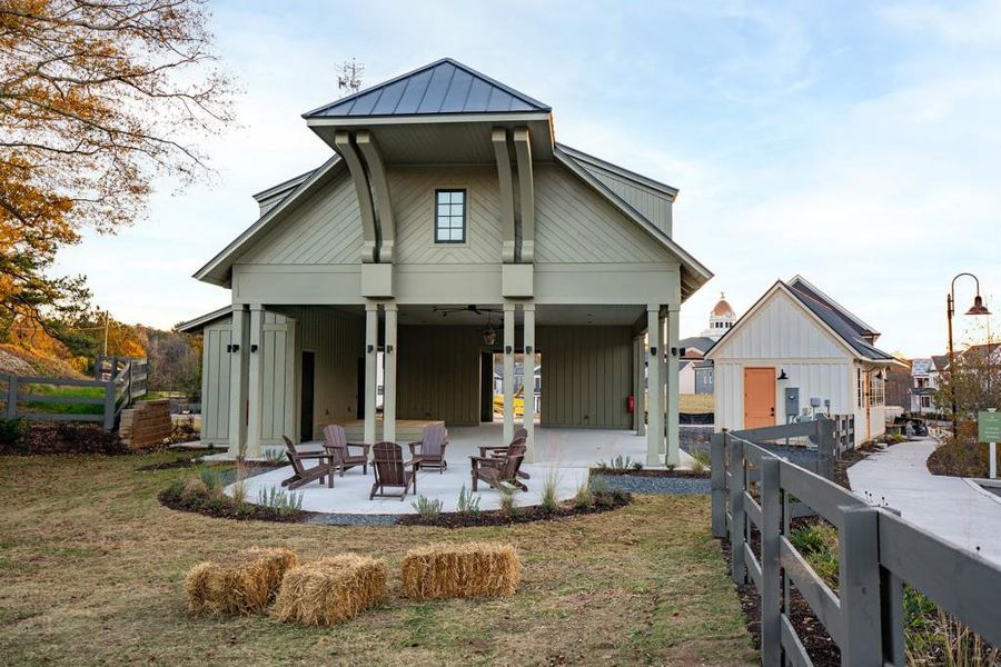 Exterior details and patio area of a home in Harmony, Auburn (Image 27). Exterior details and patio area of a home in Harmony, Auburn (Image 27).