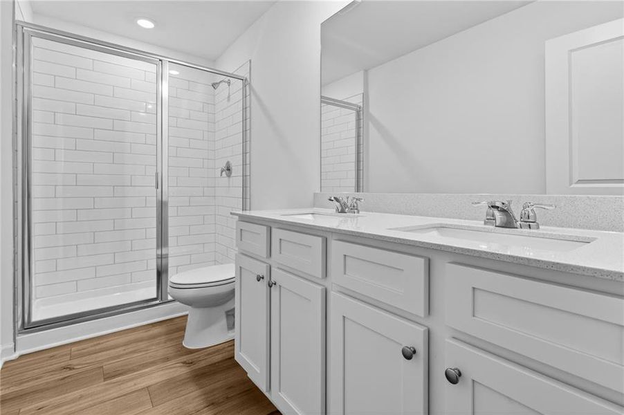 Furnished interior view inside a new home in Lexington Meadows, Athens (Image 14).