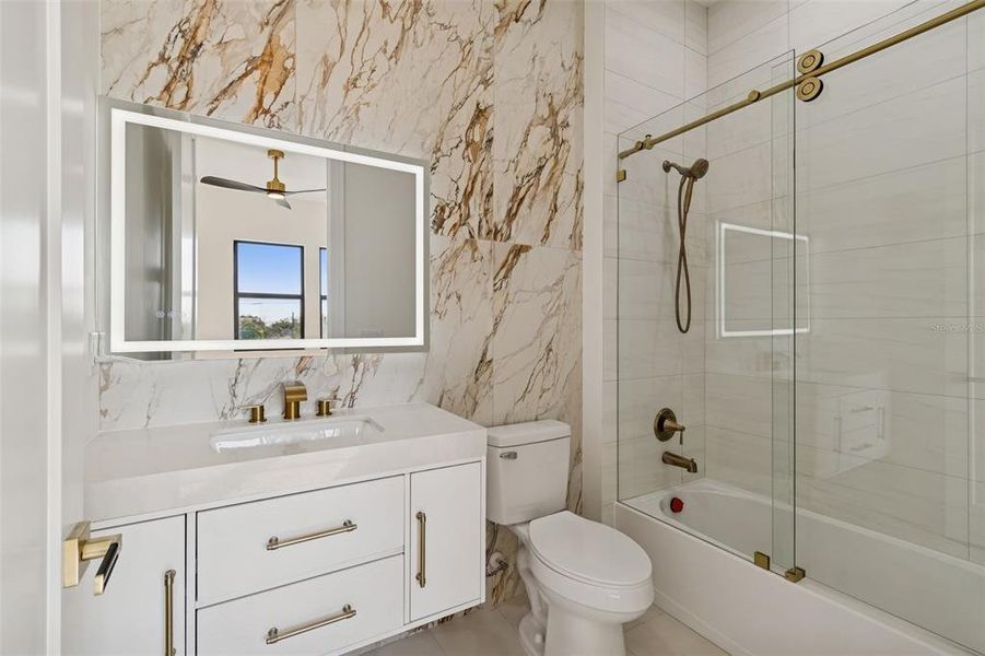 Furnished interior view inside a new home in , Tampa (Image 45).