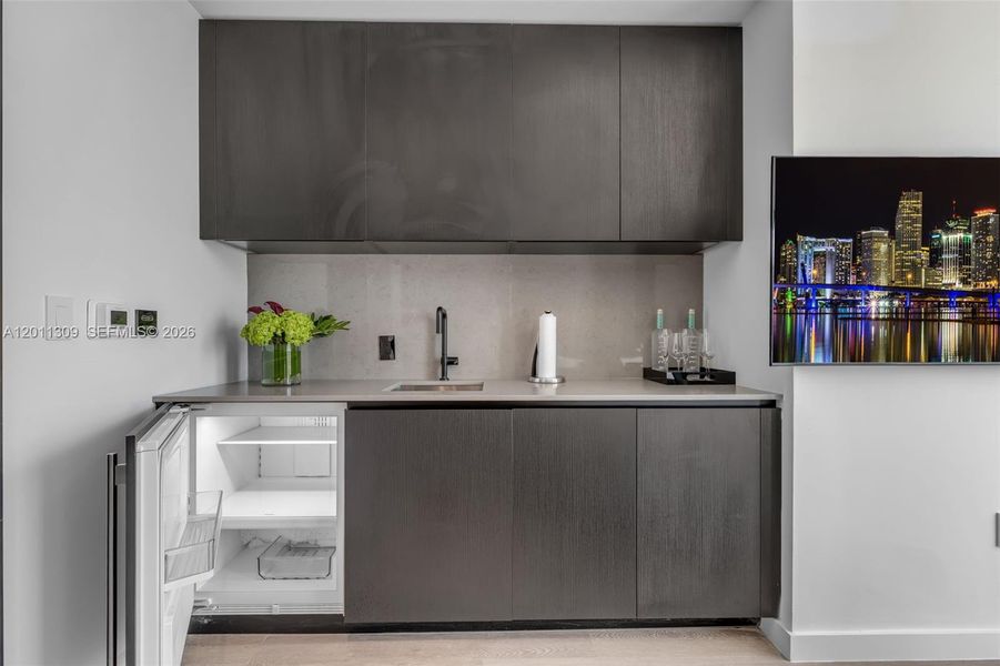 Furnished interior view inside a new home in , Miami (Image 33).