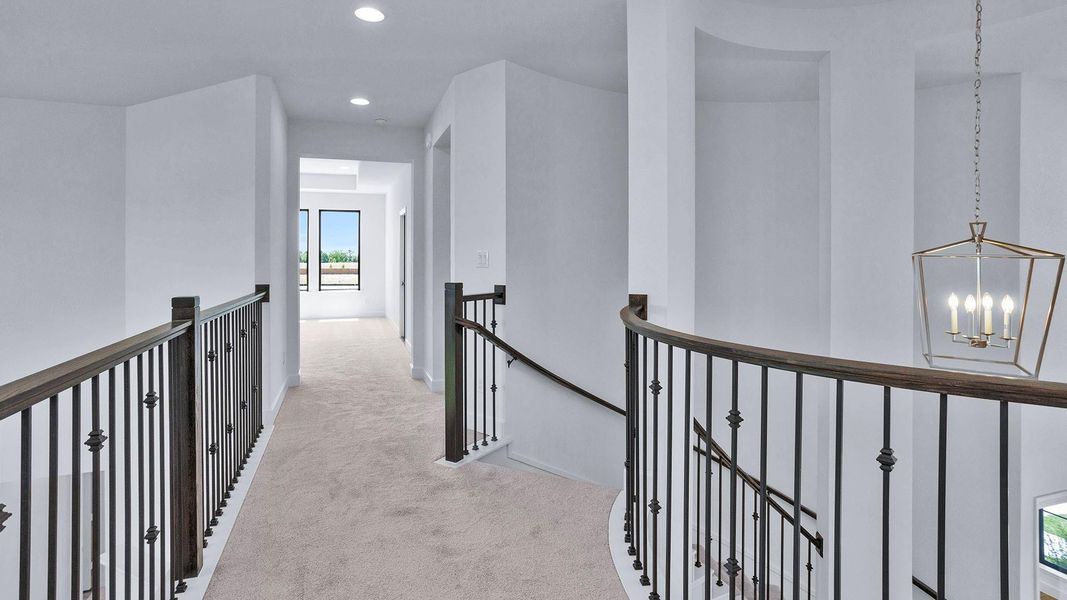 Spacious, unfurnished interior of a new home in Everly, Tomball (Image 9).