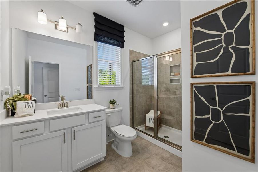 Furnished interior view inside a new home in Bailey Fence, Dacula (Image 14).