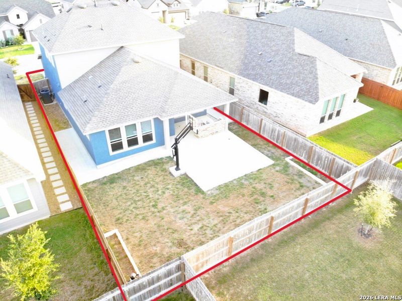 Exterior details and patio area of a home in Ladera - High Point 45', San Antonio (Image 25).