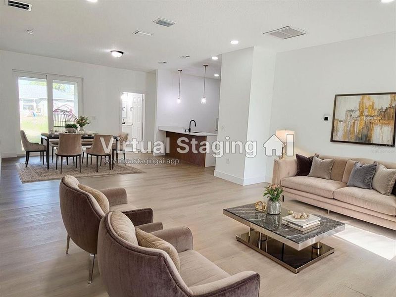 Furnished interior view inside a new home in , Palm Bay (Image 9).
