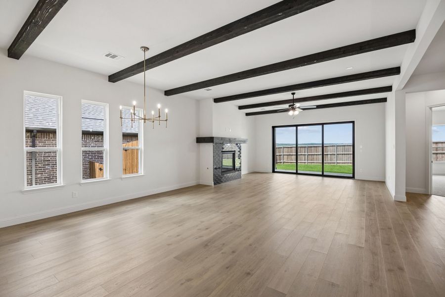 Spacious, unfurnished interior of a new home in Country Lakes, Denton (Image 13). Spacious, unfurnished interior of a new home in Country Lakes, Denton (Image 13).