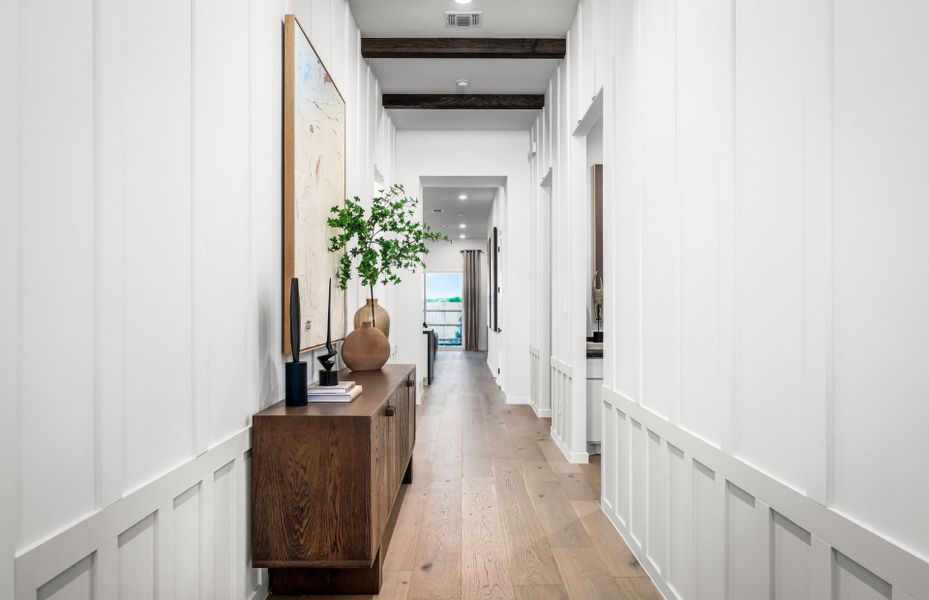 Representative furnished interior of a home built from the Doucette by Pulte Homes in Kuempel Farms, Pflugerville (Image 11).