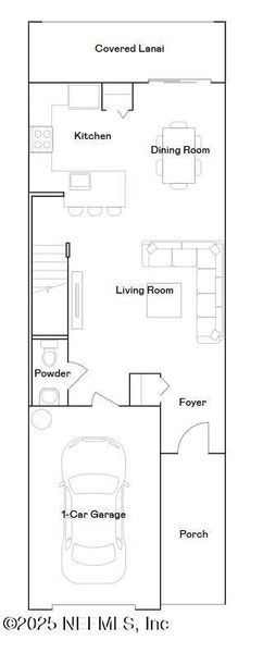 2D floor plan layout of this home in , St. Augustine, FL (Image 4).