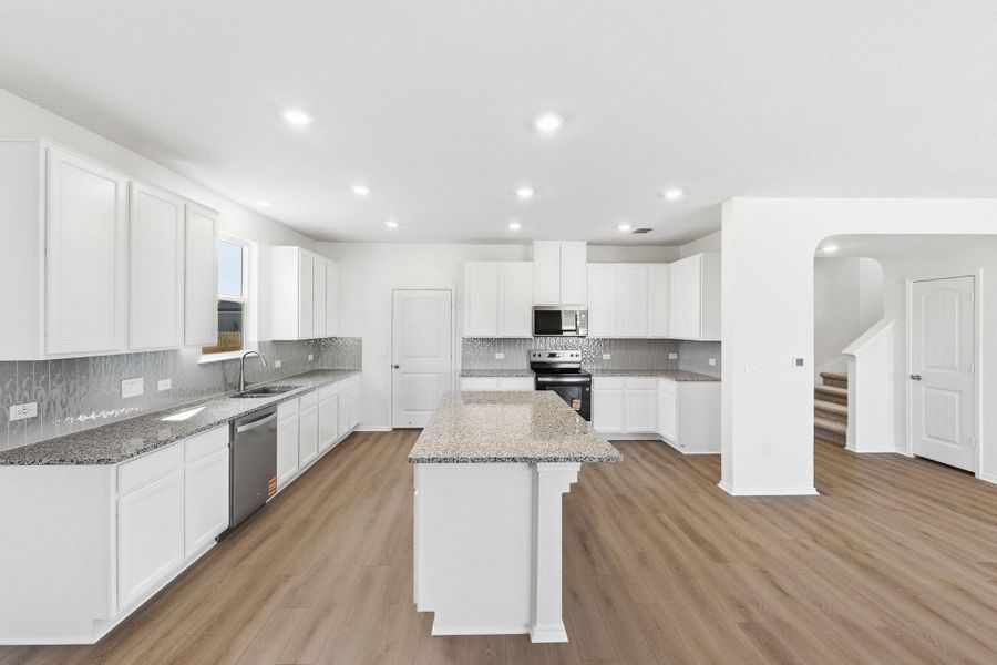Furnished interior view inside a new home in Stoney Chase, Del Valle (Image 8). Furnished interior view inside a new home in Stoney Chase, Del Valle (Image 8).
