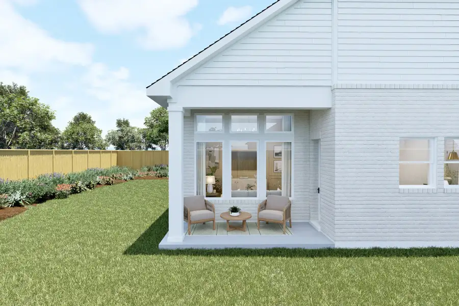 Representative exterior details of a home built from the The Henderson by David Weekley Homes in ARTAVIA - Reserve Collection, Conroe (Image 4).