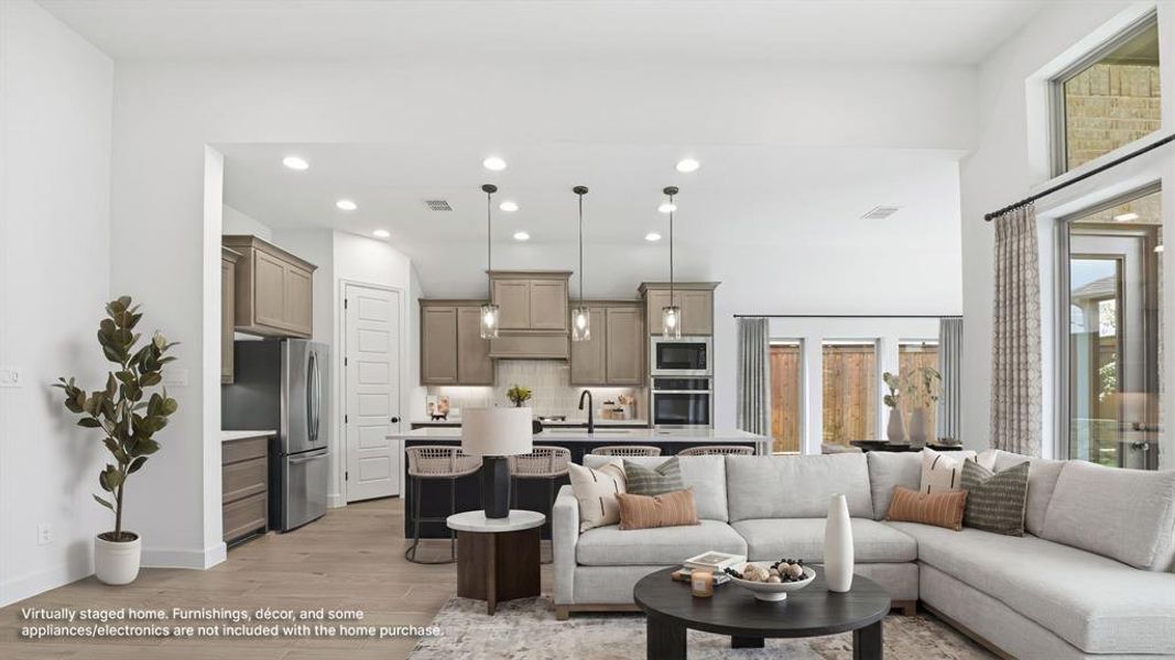 Furnished interior view inside a new home in M3 Ranch, Mansfield (Image 11).