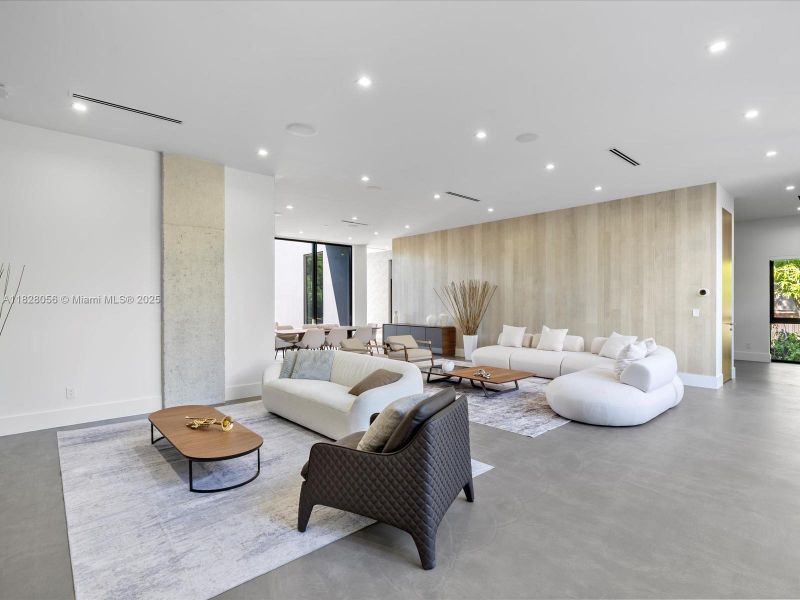 Furnished interior view inside a new home in , Miami (Image 16).