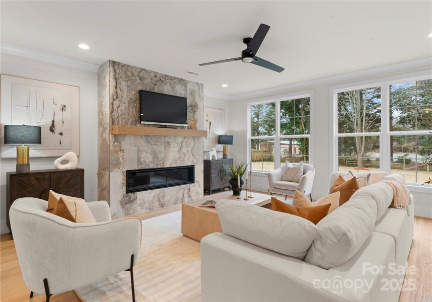 Furnished interior view inside a new home in , Charlotte (Image 41).