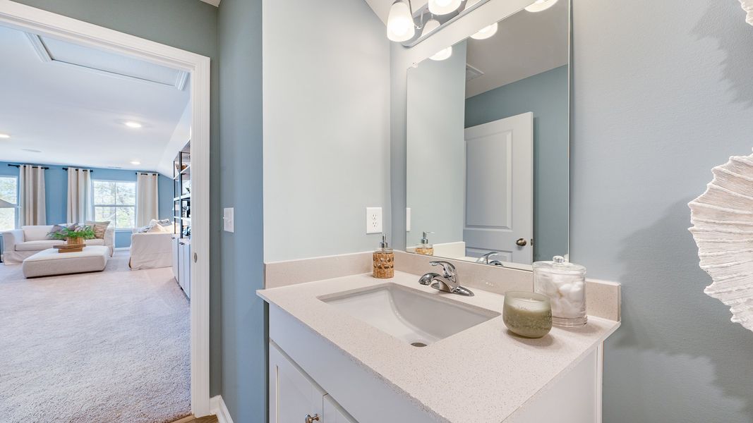 Representative furnished interior of a home built from the Avondale III by DRB Homes in Bluffs at Sun Colony, Longs (Image 6). Representative furnished interior of a home built from the Avondale III by DRB Homes in Bluffs at Sun Colony, Longs (Image 6).