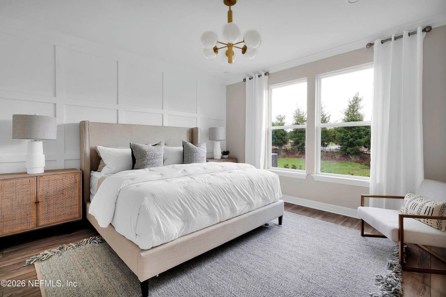 Furnished interior view inside a new home in , Yulee (Image 10).