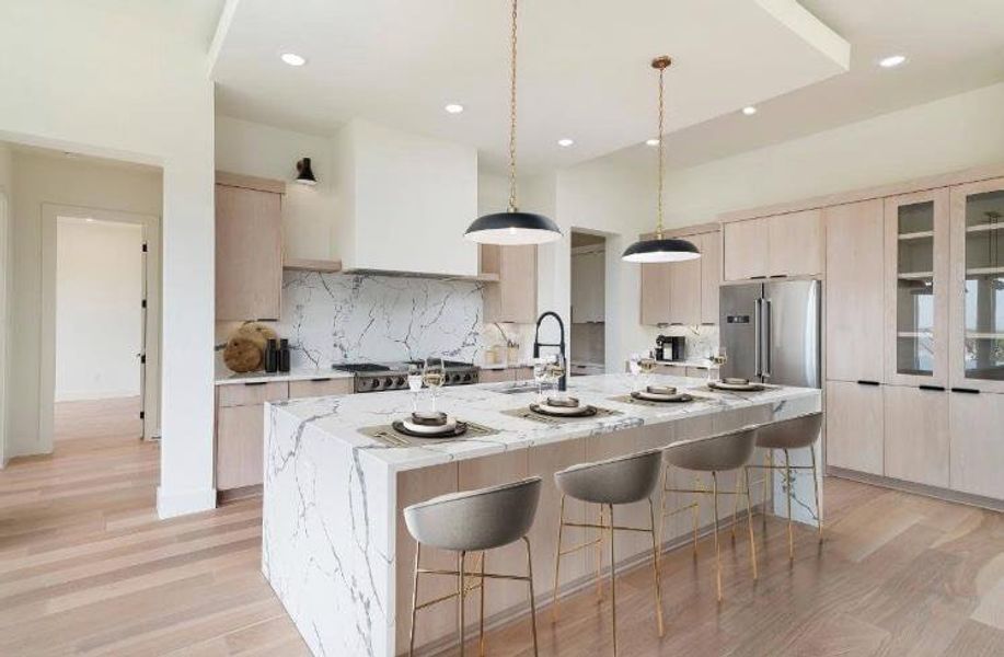 Furnished interior view inside a new home in , Kingsland (Image 6).