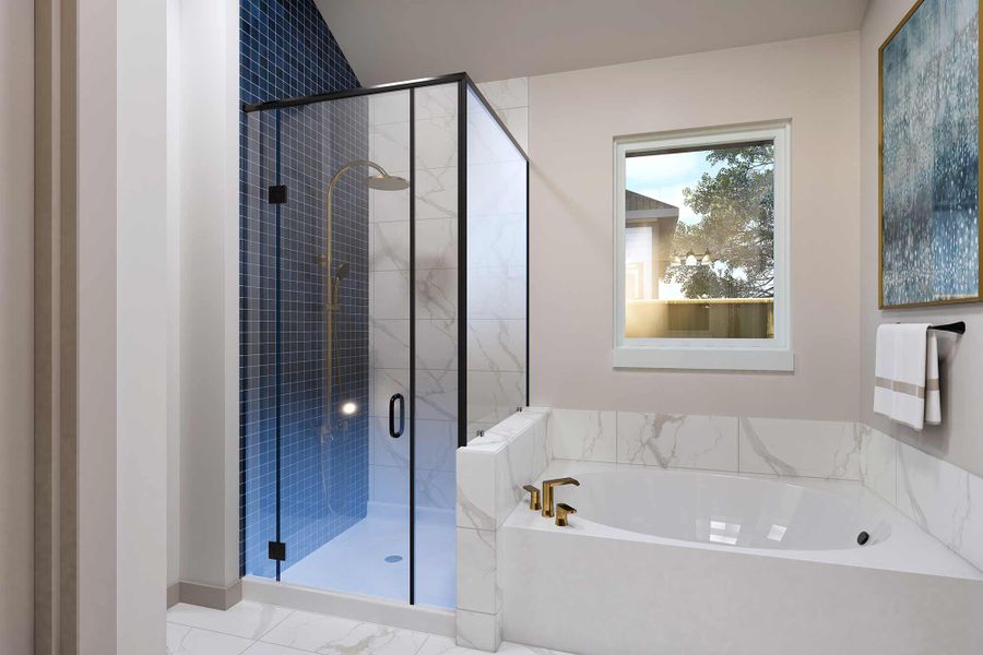 The Capron - Optional Tub with Shower