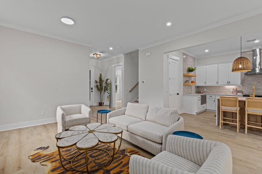 Furnished interior view inside a new home in , North Charleston (Image 14).