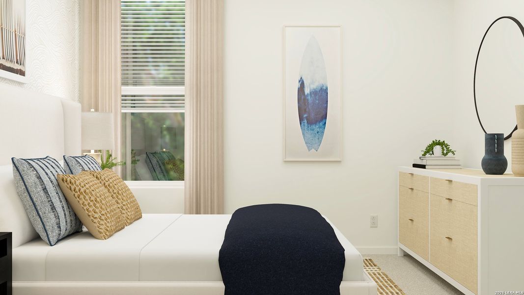 Furnished interior view inside a new home in Juniper Ranch, Spring Branch (Image 7).