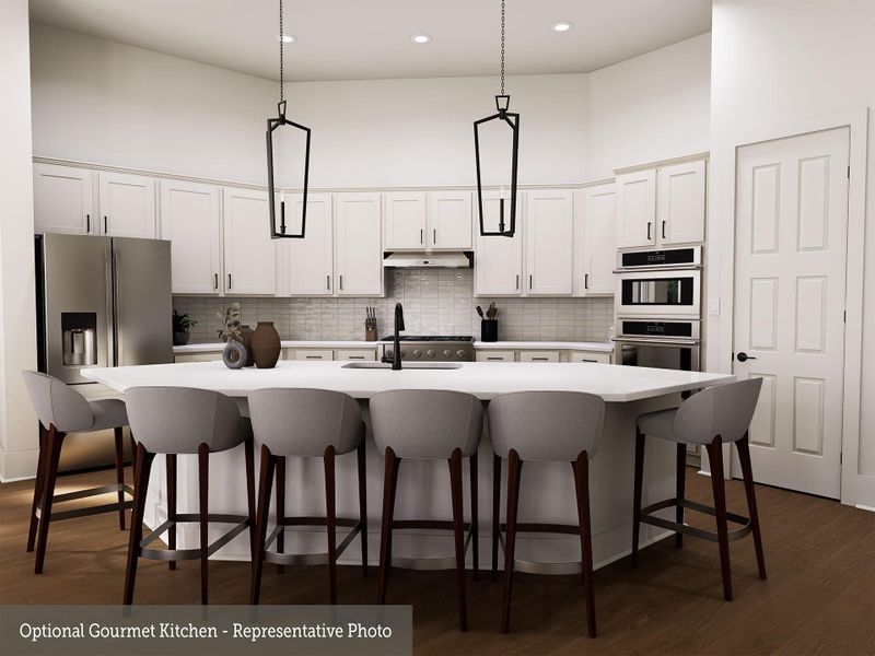 Furnished interior view inside a new home in Two Step Farm 50', Montgomery (Image 10).