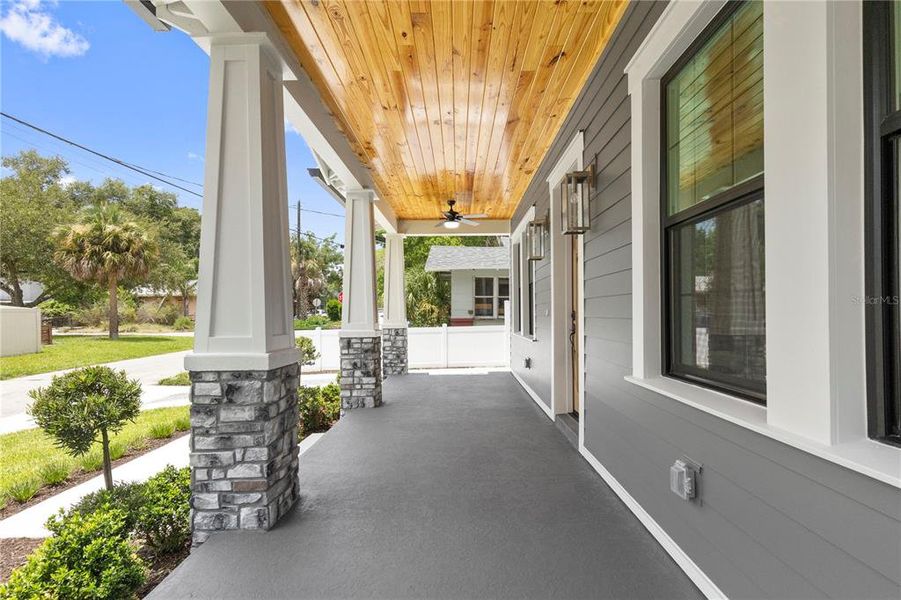 Exterior details and patio area of a home in , Tampa (Image 31). Exterior details and patio area of a home in , Tampa (Image 31).