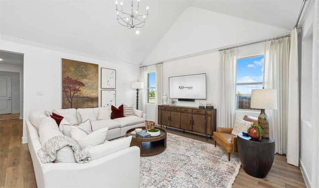 Furnished interior view inside a new home in Creekshaw, Royse City (Image 31).