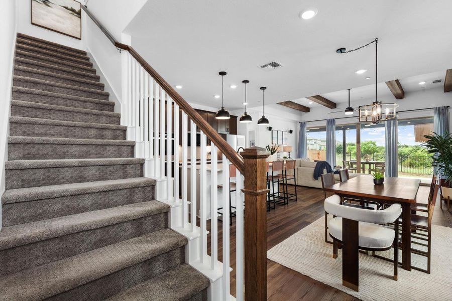 Furnished interior view inside a new home in , Austin (Image 5).