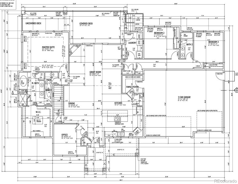 Pre construction plans. Measurements did slightly change