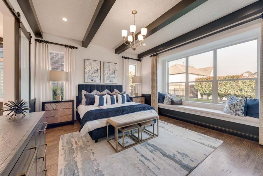 Representative furnished interior of a home built from the Lake Forest by Grand Homes in Grand Oaks, Celina (Image 12).