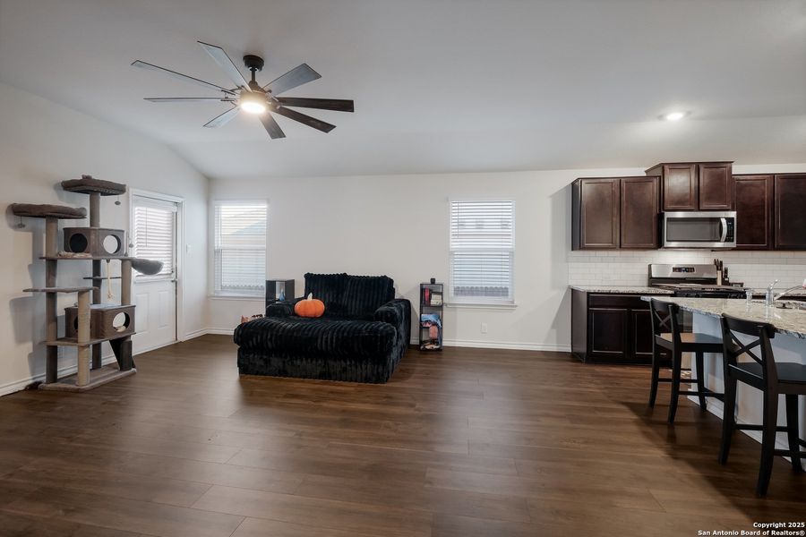 Furnished interior view inside a new home in Redbird Ranch, San Antonio (Image 7).