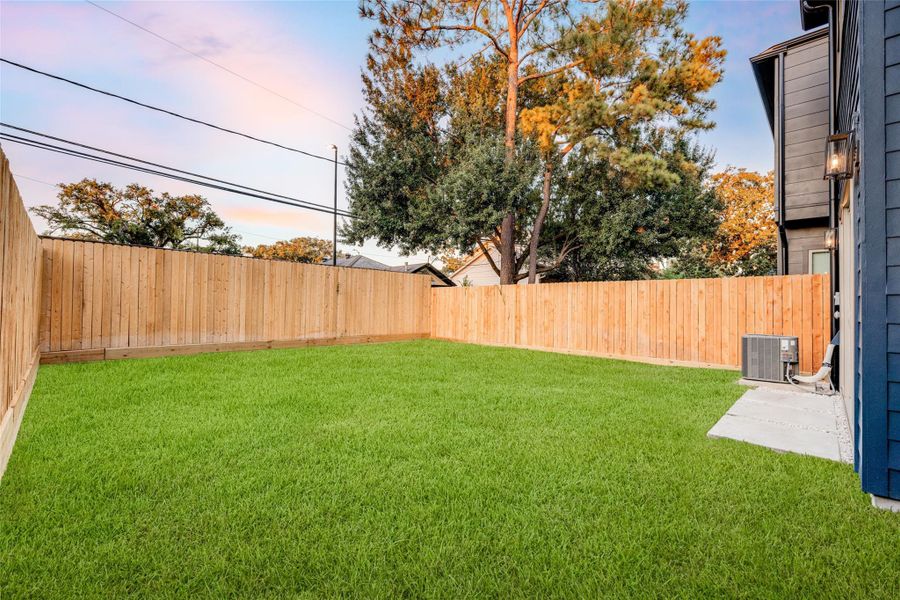 Exterior details and patio area of a home in , Houston (Image 3).