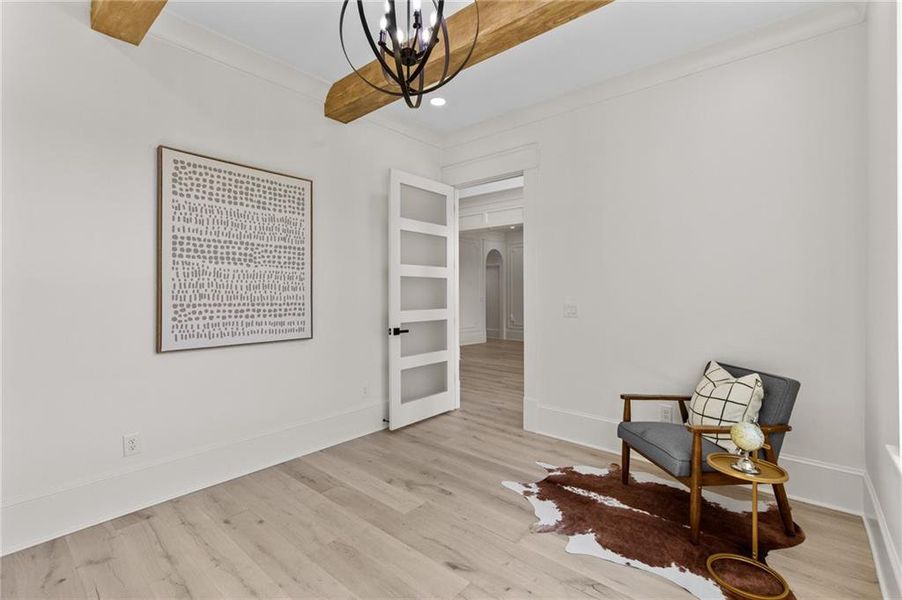 Furnished interior view inside a new home in , Dacula (Image 66).