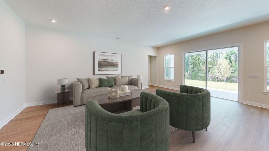 Furnished interior view inside a new home in RiverTown - Vista, St. Johns (Image 12).