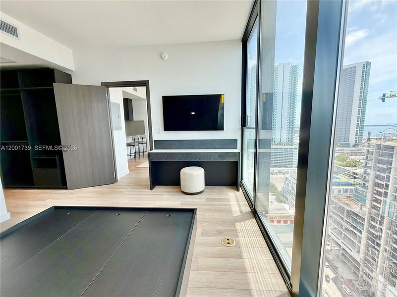 Furnished interior view inside a new home in , Miami (Image 8).