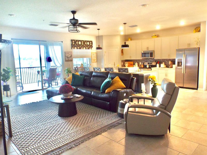 Furnished interior view inside a new home in , Ave Maria (Image 24).